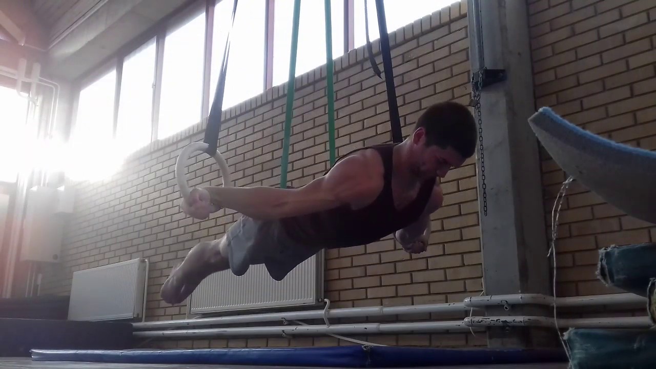 Back lever press to planche through maltesse - GYMNASTICS STEEL RINGS