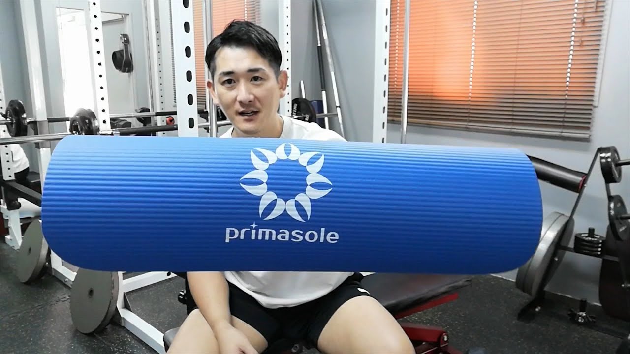 おじさんがヨガマットを紹介するだけの動画【Amazon.co.jp限定】 プリマソーレ ヨガマット 10mmトレーニングマット 厚め 幅広  フィットネス ピラティス 筋トレ yoga