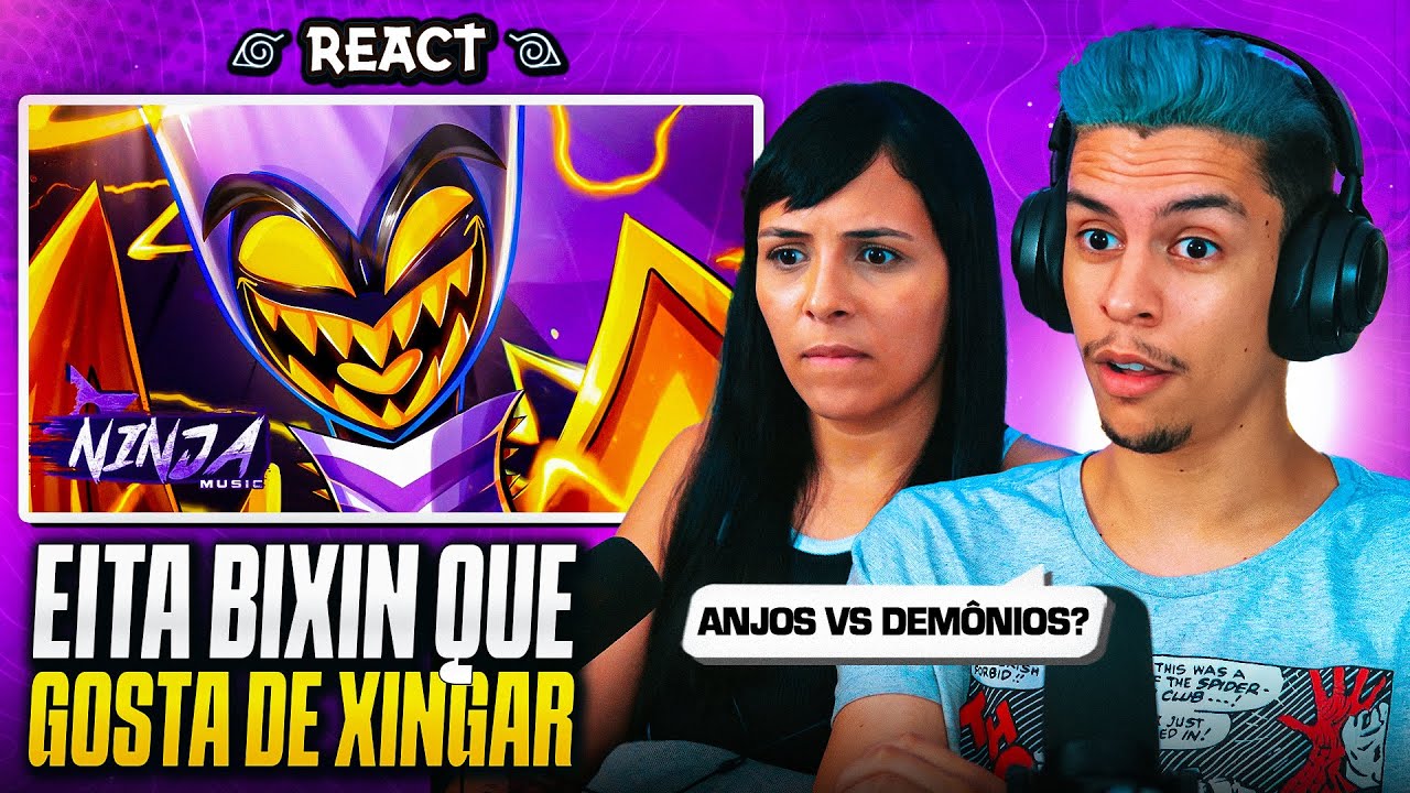 NINJA RAPS: Celestial | Adão (Hazbin Hotel) | [Casal Jounin React] 🔥