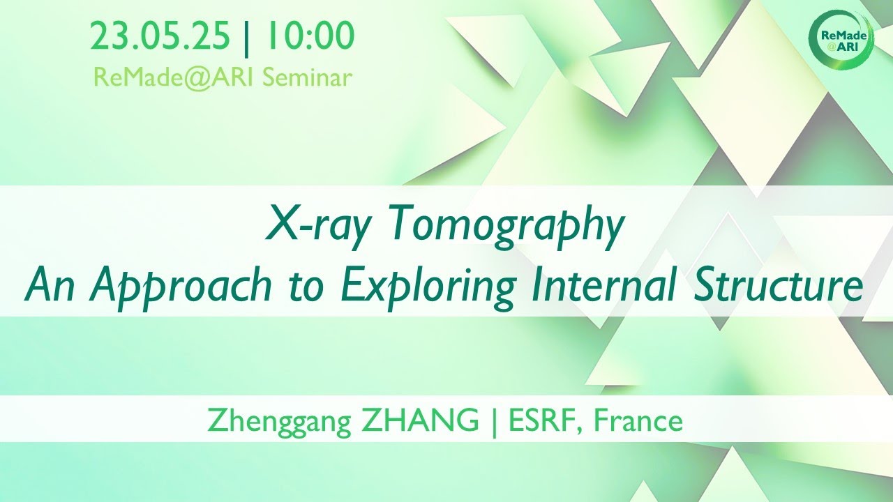 X-ray Tomography – An Approach to Exploring Internal Structure