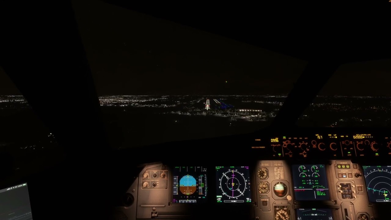 35kts into Gatwick! A320 ILS26L EGKK MSFS 281222 #msfs2020