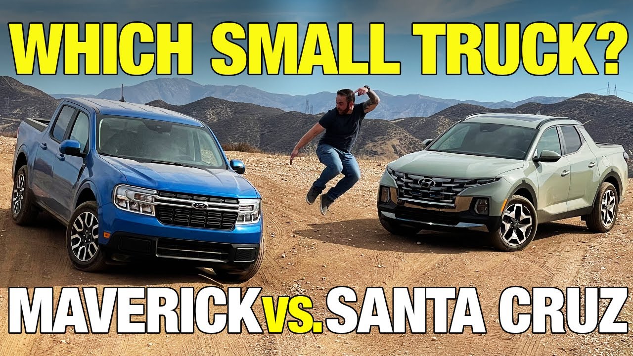 Ford Maverick vs. Hyundai Santa Cruz | Small-Truck Comparison Test | Price, Towing, Specs & More