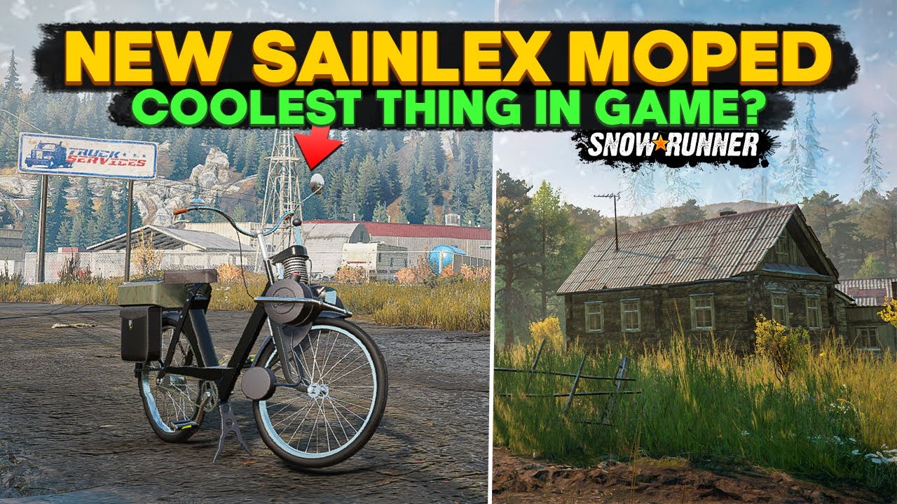 New French moped from the late 1960s in SnowRunner Coolest Thing in Game So Far?