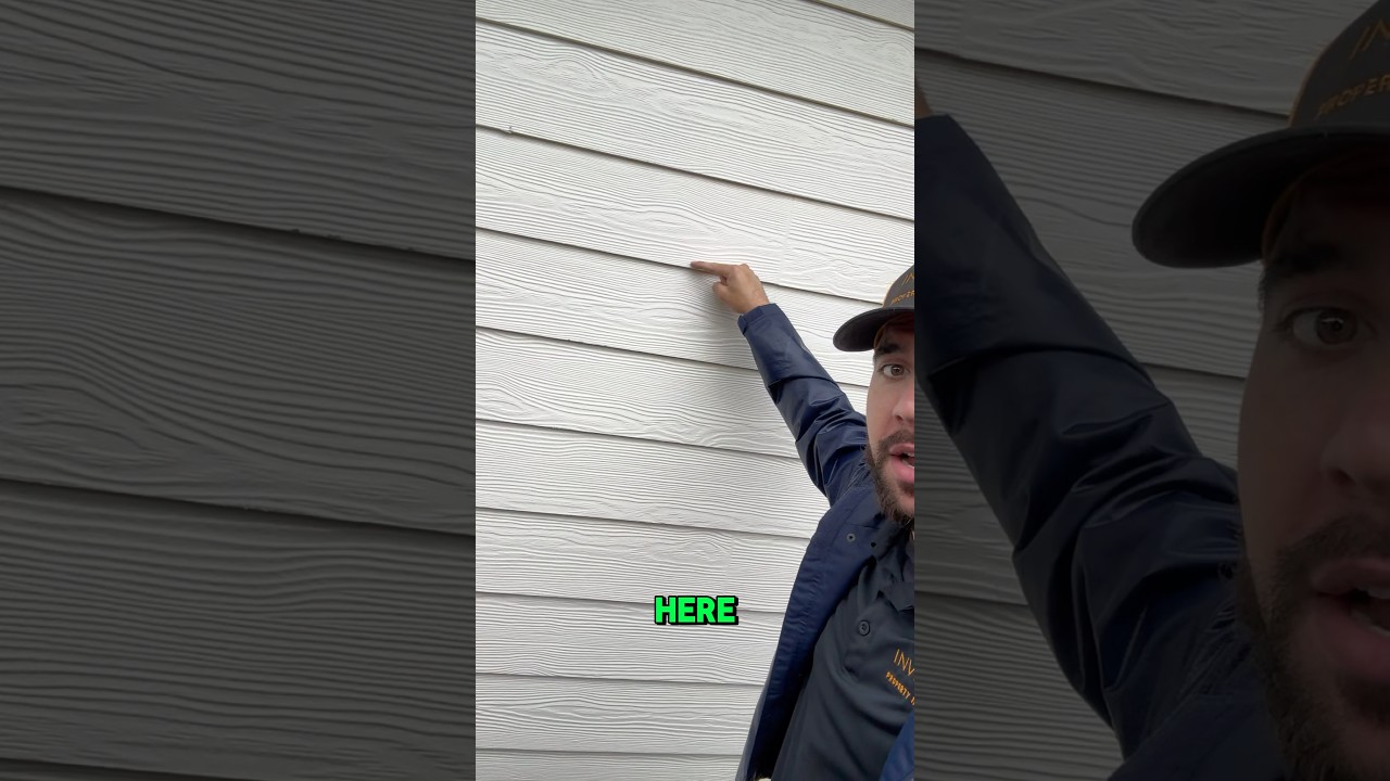 Hardie board & a common issue I find #newconstruction #newhomebuild #homeinspection #homeinspector