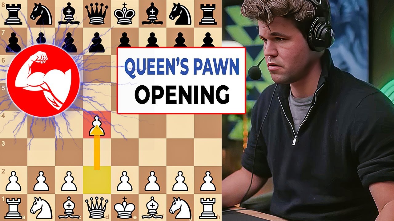 Magnus Shows the Power of the Queen’s Pawn Opening!