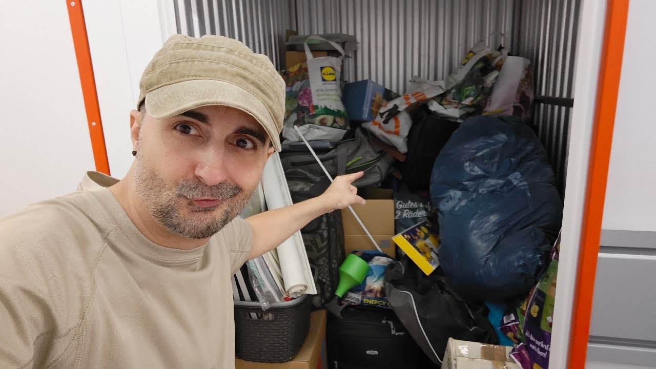 Recogiendo un TRASTERO de SUBASTA por 45 euros en Alemania