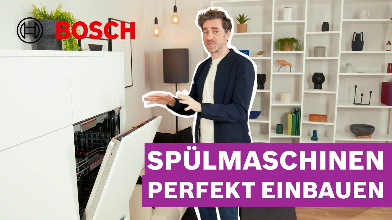 Einbau vollintegrierter Geschirrsp&uuml;ler in die Einbauk&uuml;che: so geht's leicht! | Bosch Sp&uuml;lmaschinen