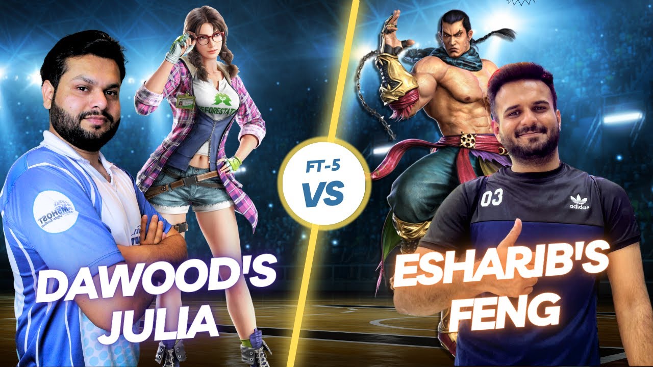Tekken 7 Exhibition Match'23 FT-5 | M5Host Dawood Sikandar (Julia) vs Esharib (Feng)