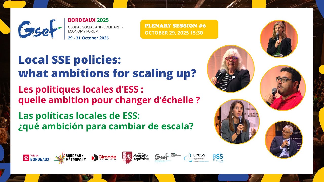 BordeauxGSEF2025: Local SSE policies: what ambitions for scaling up?