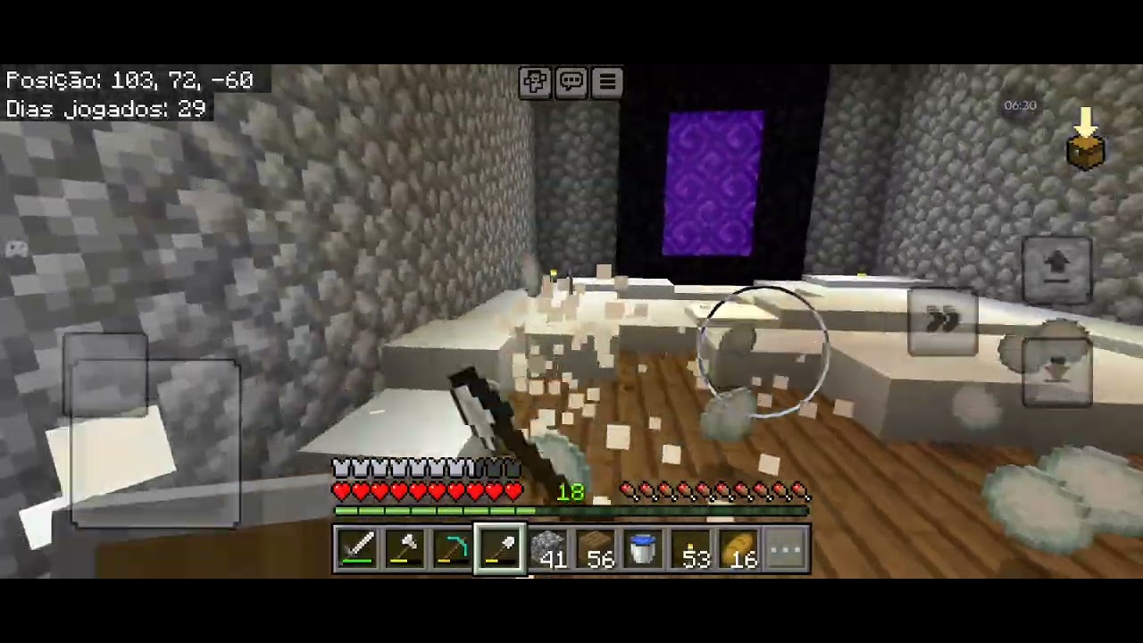 Minecraft Survival #41 - Fazendo o 2° Andar da Casa