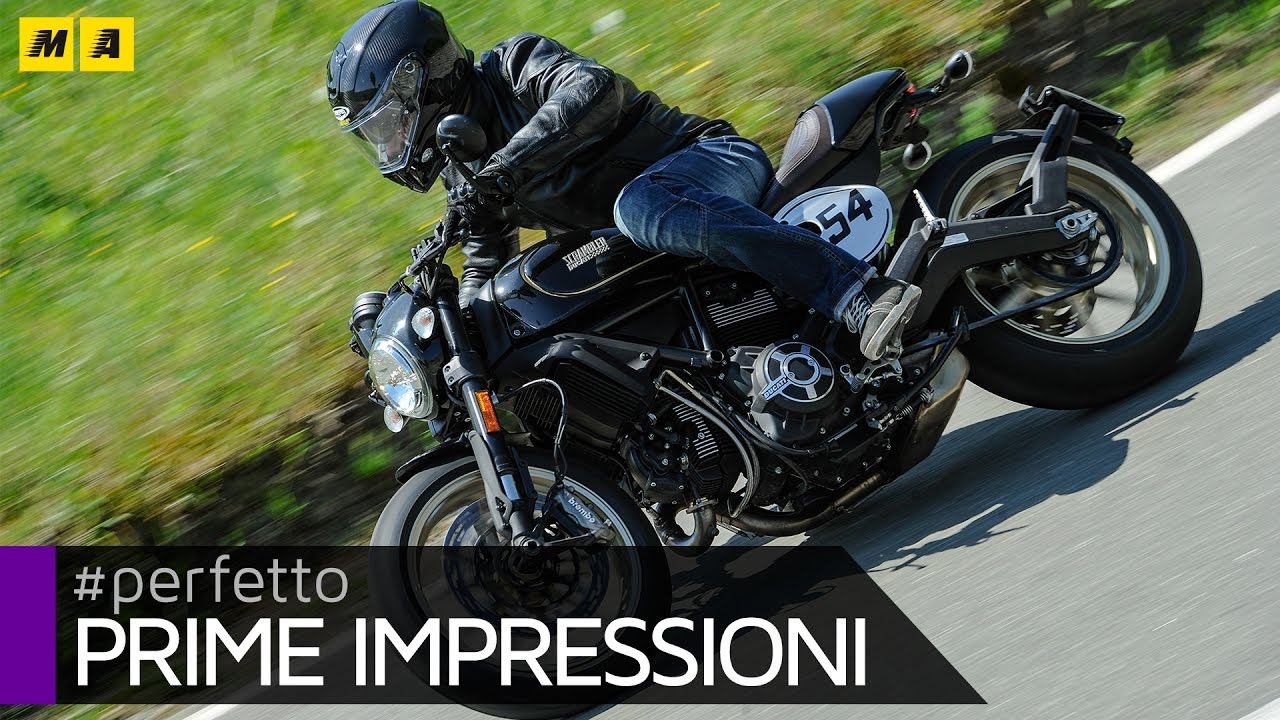 Ducati Scrambler Cafè Racer 2017 TEST. Vera sportiva! [ENGLISH SUB]
