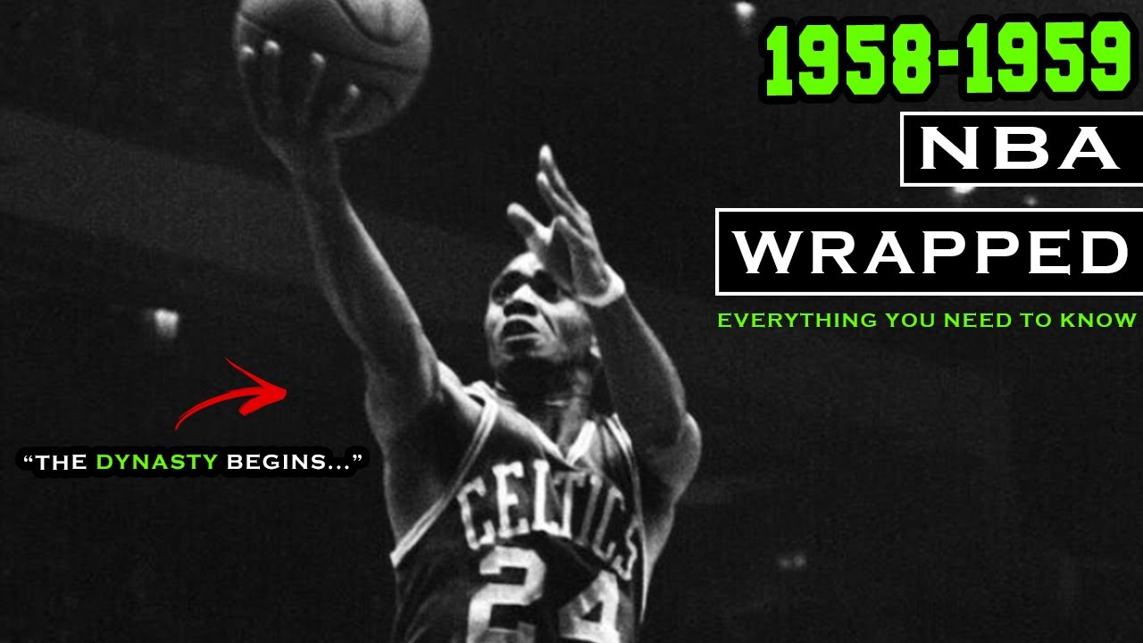 1958-1959 NBA SEASON IN 8 MINUTES | NBA WRAPPED *RARE FOOTAGE*