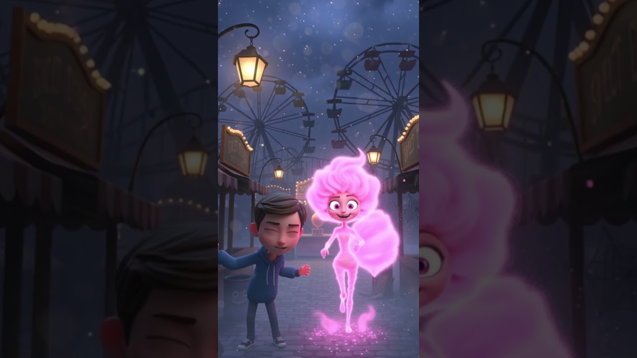 Candy Floss Wali Chudail | Hindi-English Funny Horror Short” “रात का Candy Floss Ghost  | 