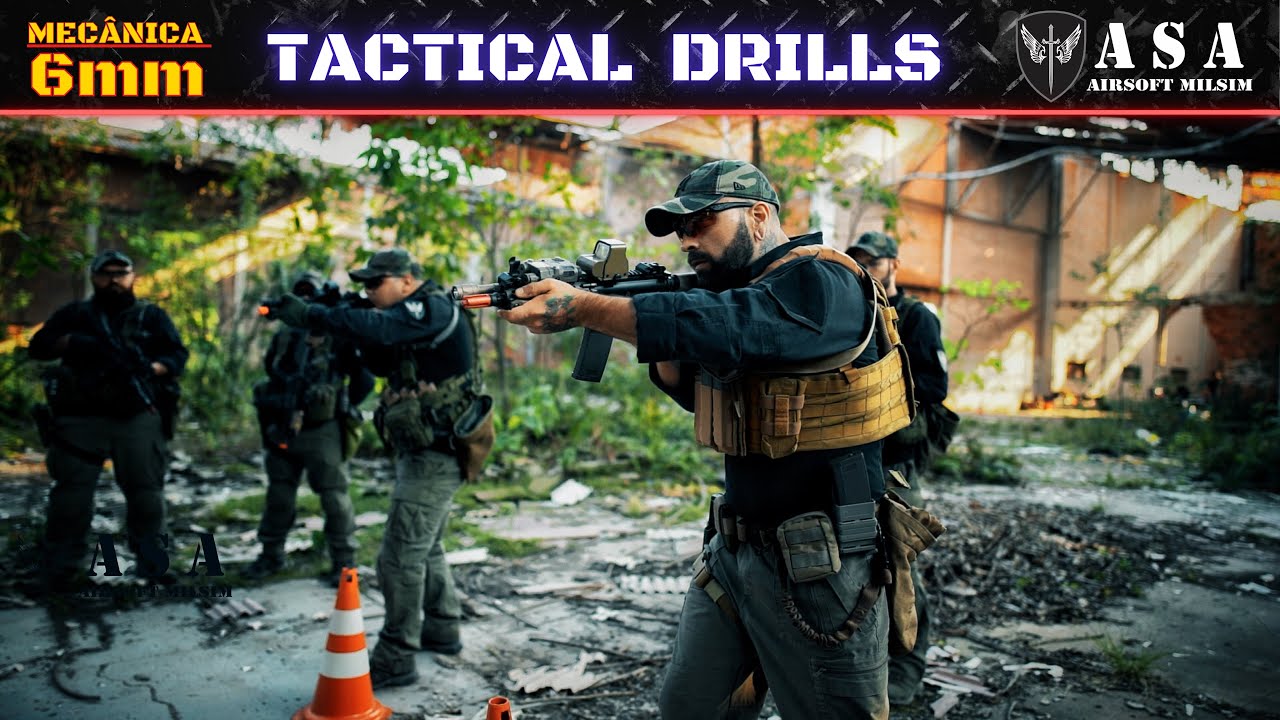 Exercícios táticos com a gurizada do ASA airsoft milsim!