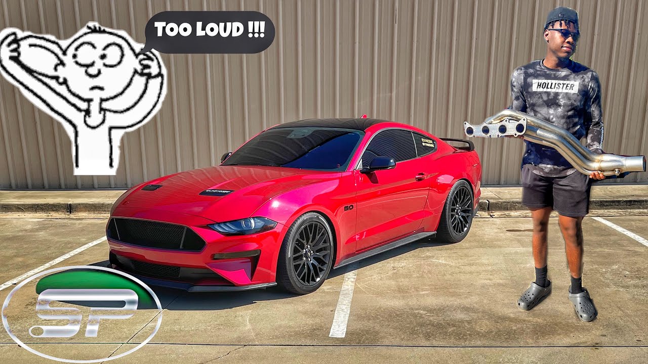 2021 Mustang GT - Stainless Power Long Tube Headers Makes My Mustang INSANELY LOUD