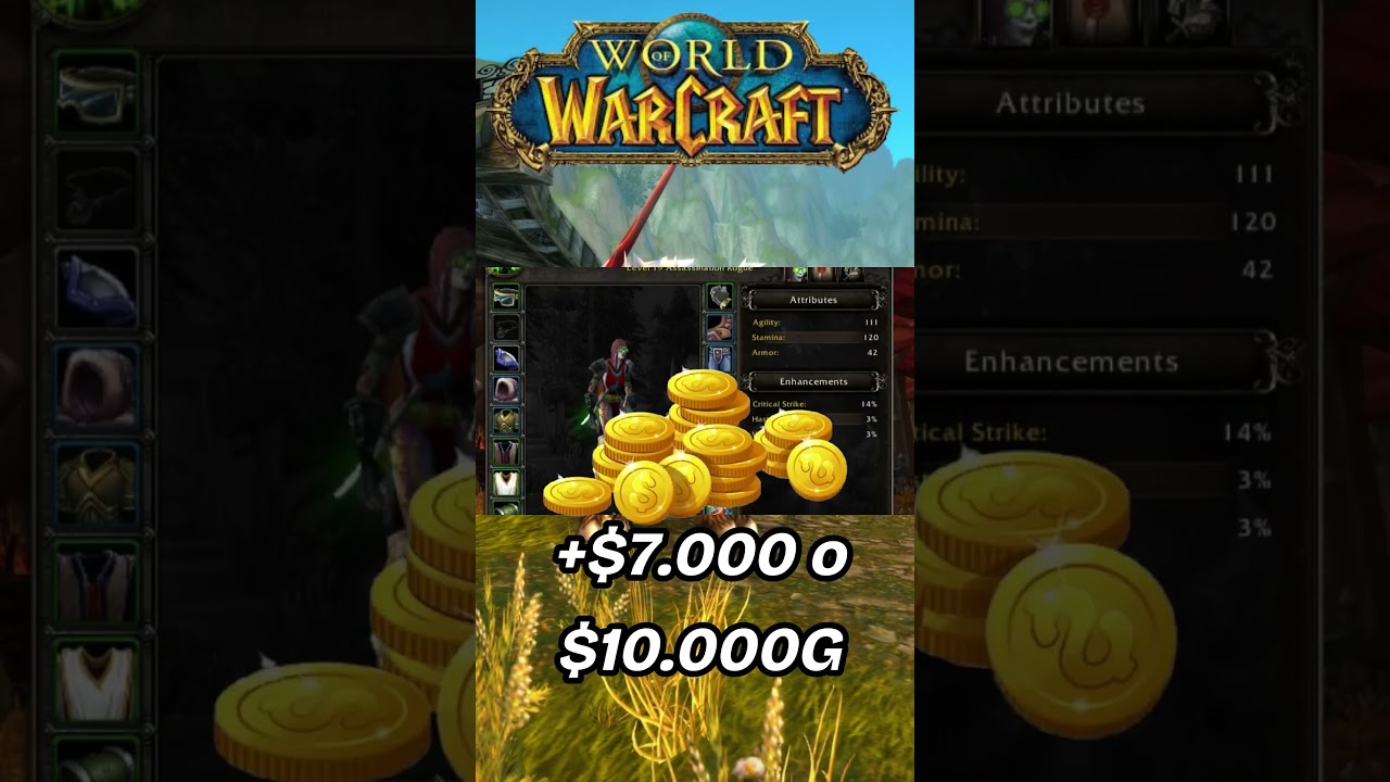 💸AS&Iacute; HAGO +14.000G DE ORO EN WOW CLASSIC POR D&Iacute;A 💸