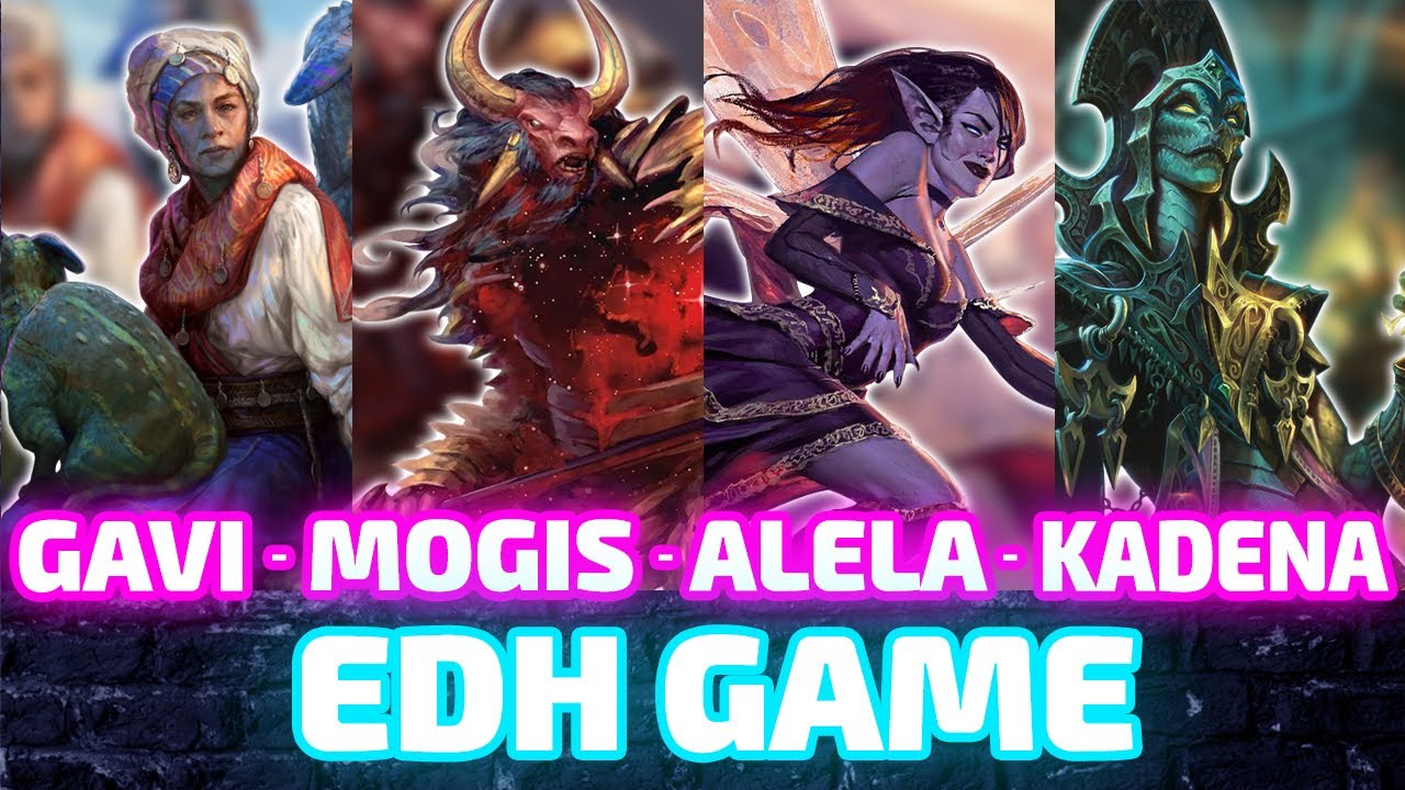 Gavi vs Mogis vs Alela vs Kadena [EDH/Commander Gameplay] 2020