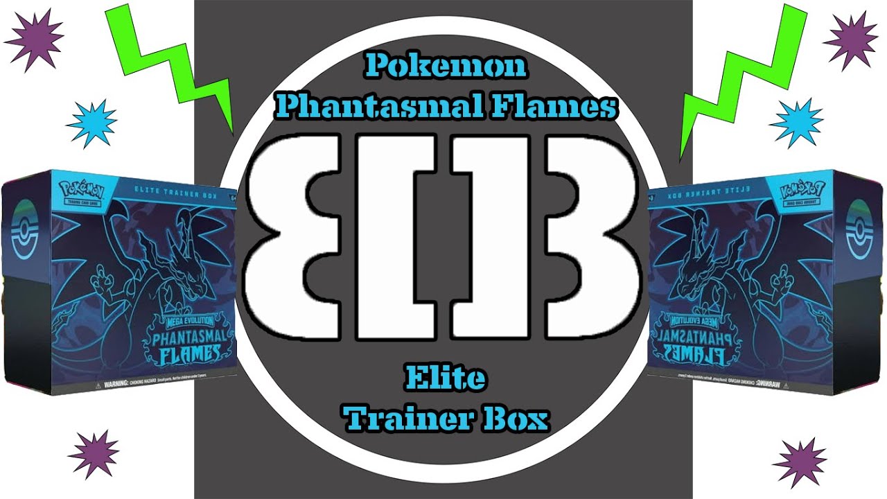 Элитный тренерский ящик Pokemon Phantasmal Flames ETB