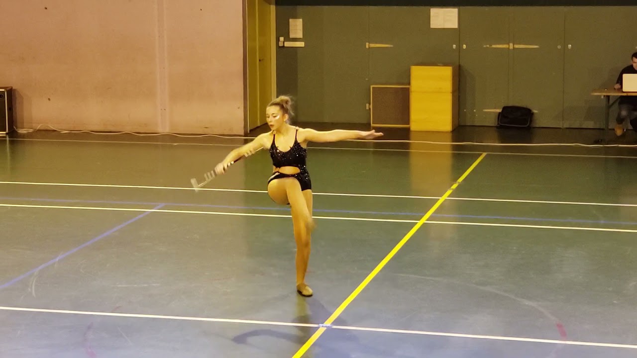 Twirling 2020-championne de Moselle cadette n3 Lagrange Tiphaine