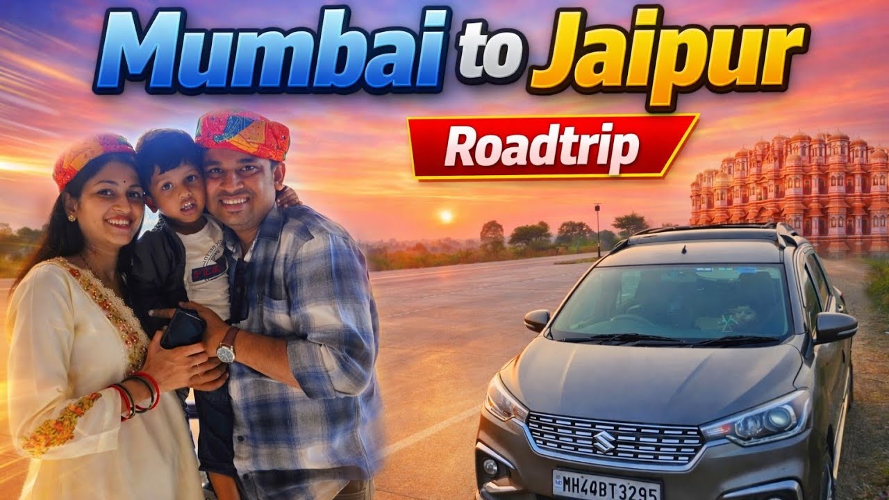 Mumbai to Jaipur by Road 🚘 | Non-Stop Journey 😱 | Cost, Route & Tips | On CNG 🔥