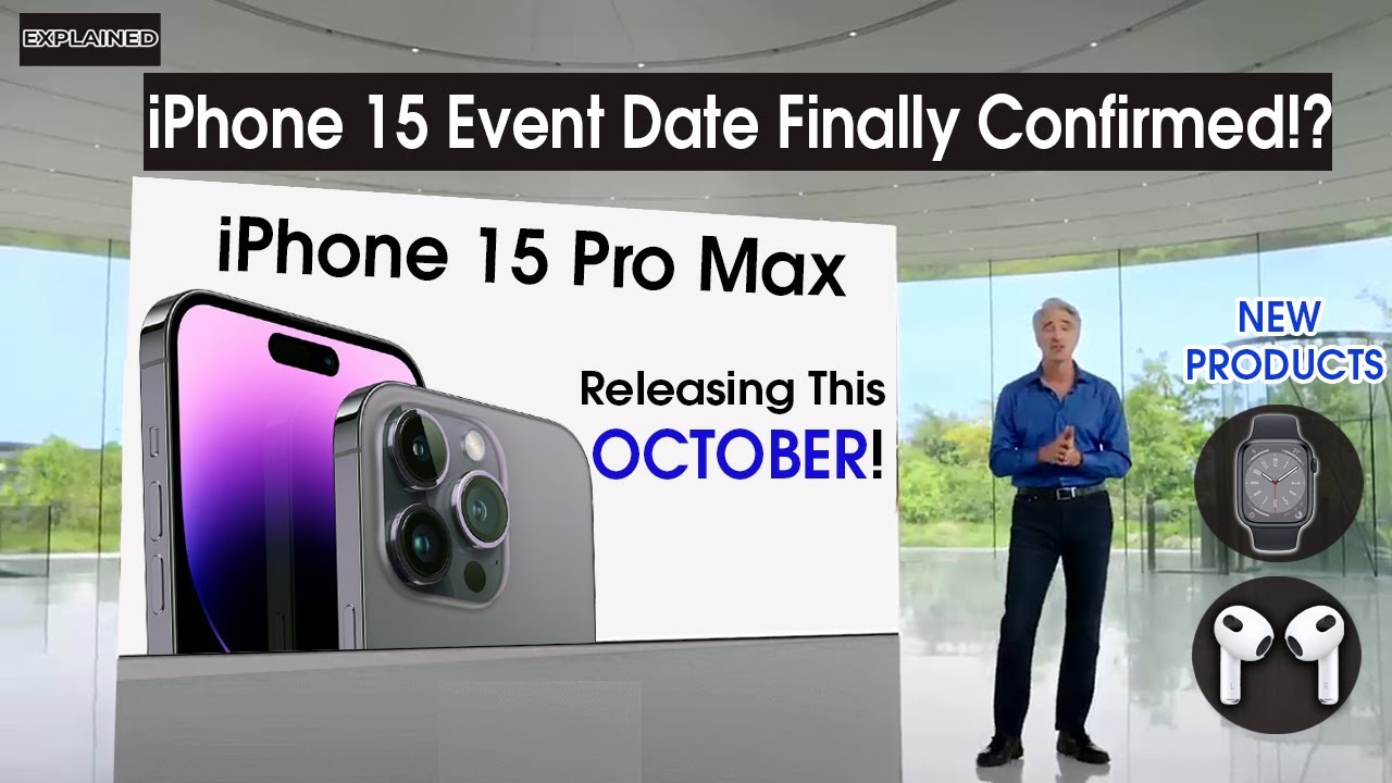 iPhone 15  Event Date Finally Confirmed!? New Products Releasing with iPhone 15