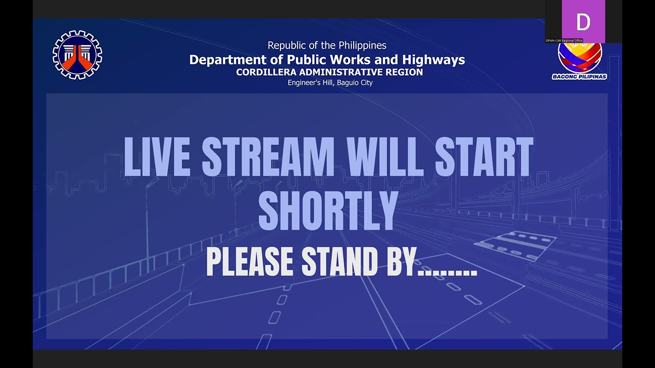 Procurement Livestream for DPWH-Regional Office CAR on March 04, 2026