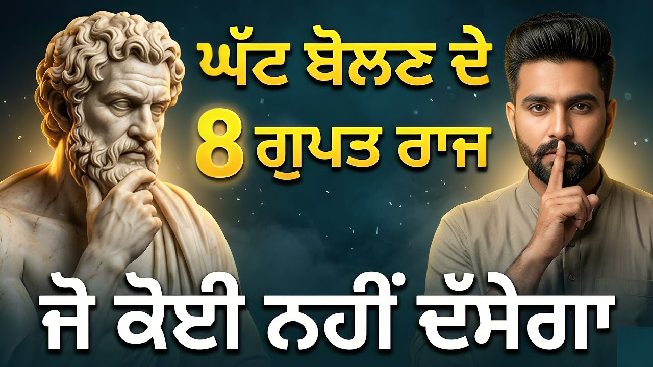 ਘੱਟ ਬੋਲਣ ਦੇ 8 ਗੁਪਤ ਰਾਜ, ਜੋ 90% ਲੋਕਾਂ ਨੂੰ ਨਹੀਂ ਪਤਾ | Deep Punjabi Motivation | Udaan Punjabi