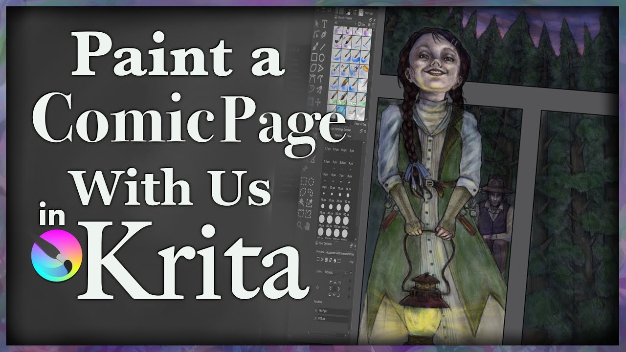 Paint a Comic Page with us in Krita