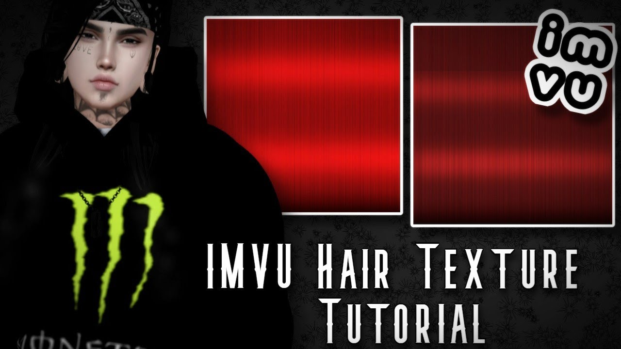 How To Make Simple Hair Texture for IMVU! | Using GIMP | Ex0tic WRLD