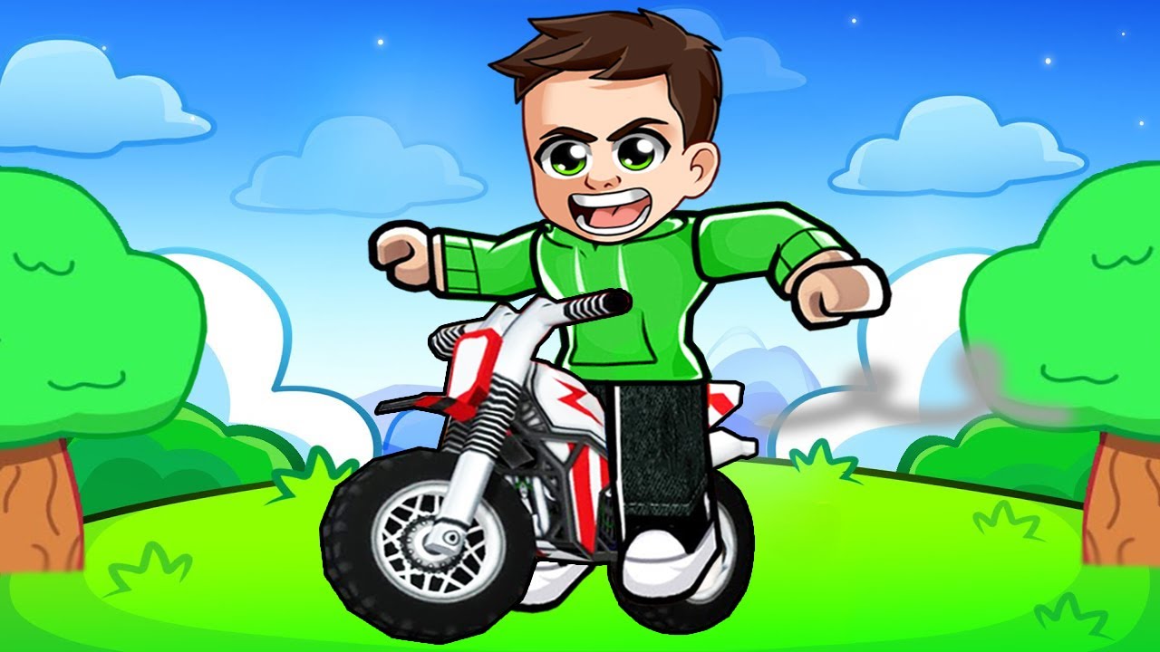 Imi Traiesc Viata doar pe o *BICICLETA* in ROBLOX!