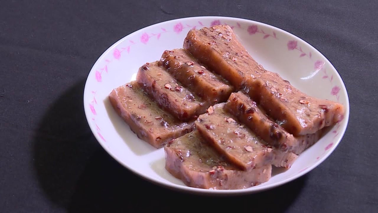 手工年糕-台灣市場美食 │Sticky rice cake-Taiwanese Street Food