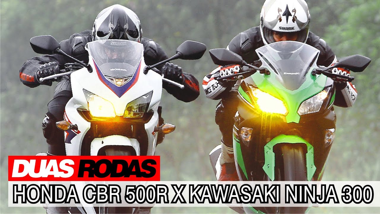 Comparativo: Honda CBR 500R x Kawasaki Ninja 300