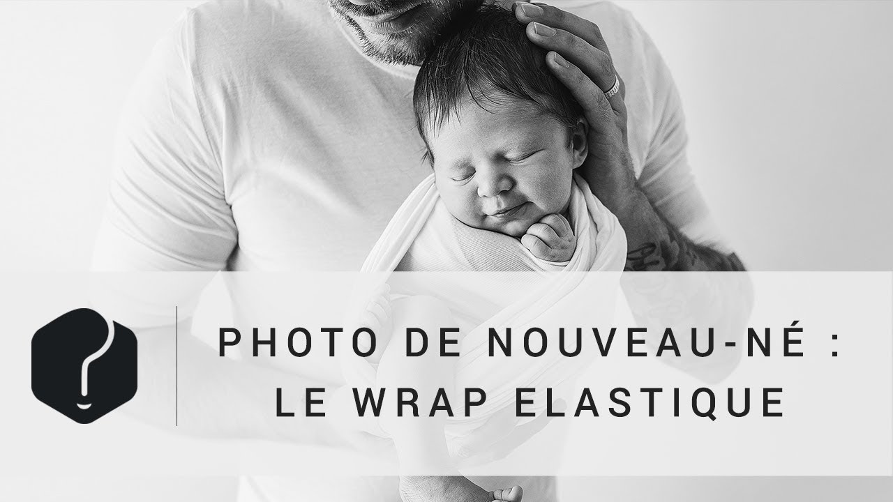 Photo de nouveau né : le wrap élastique