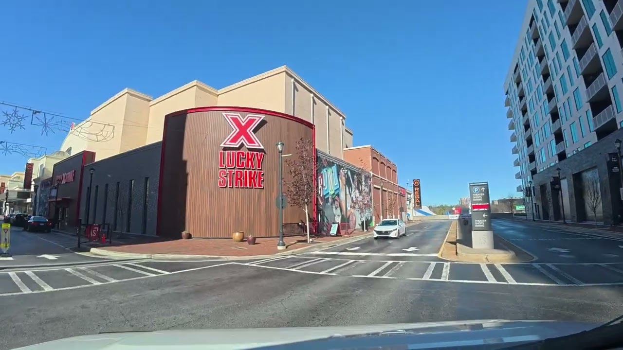 New Years Day 2026 Ansley Mall Through Atlantic Station #newyears #newyearsday #winter #drivingtour