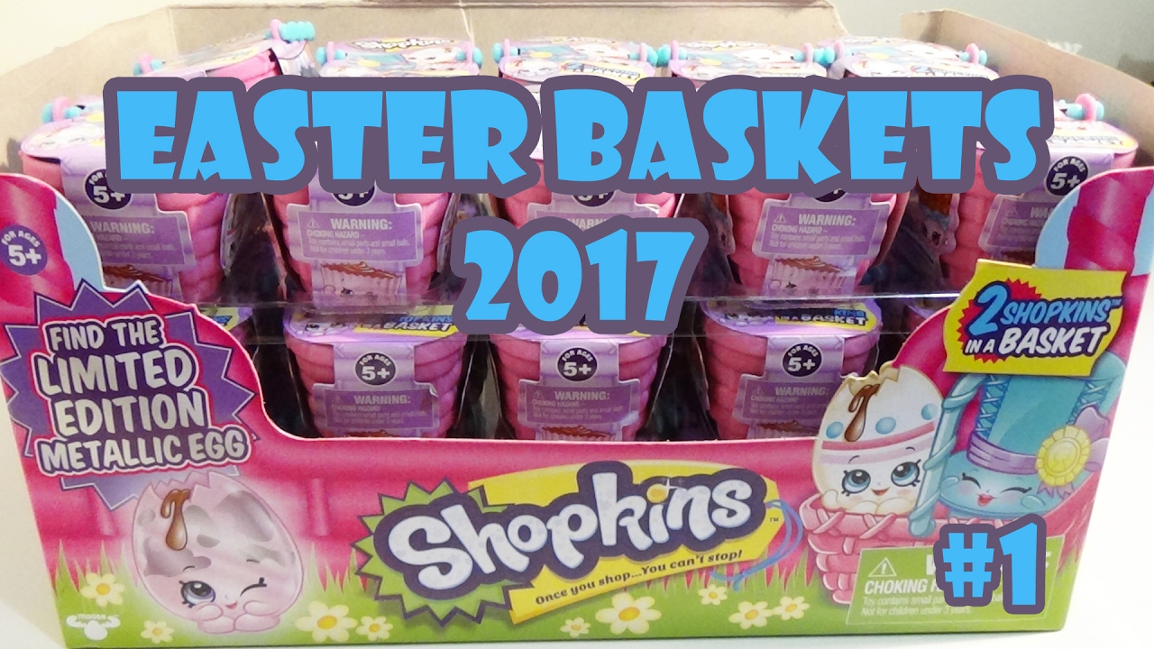 Easter Shopkins Blind Baskets Opening 2017 Full Case Part 1 | Birdew Reviews