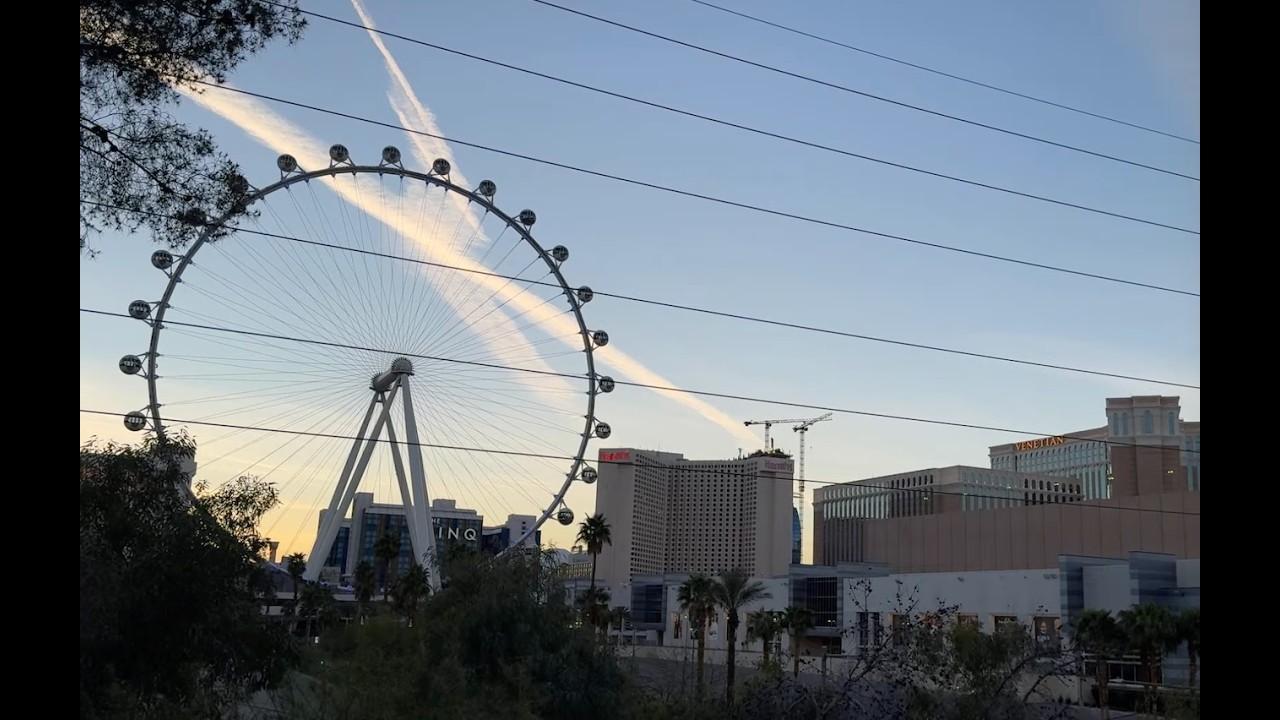 Las Vegas STRIP Live UP CLOSE LINQ| Real-Time View LIVE CAM Las Vegas Strip High Roller!