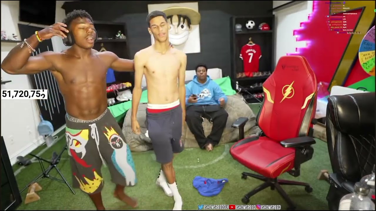 Ishow speed ficou bolado com o luva de pedreiro 
