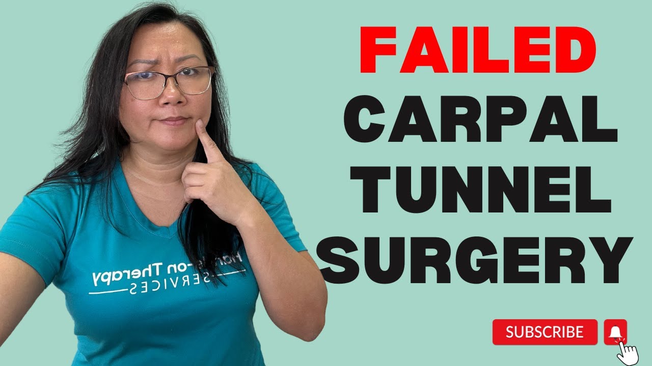 What To Do If Your Carpal Tunnel Surgery Failed