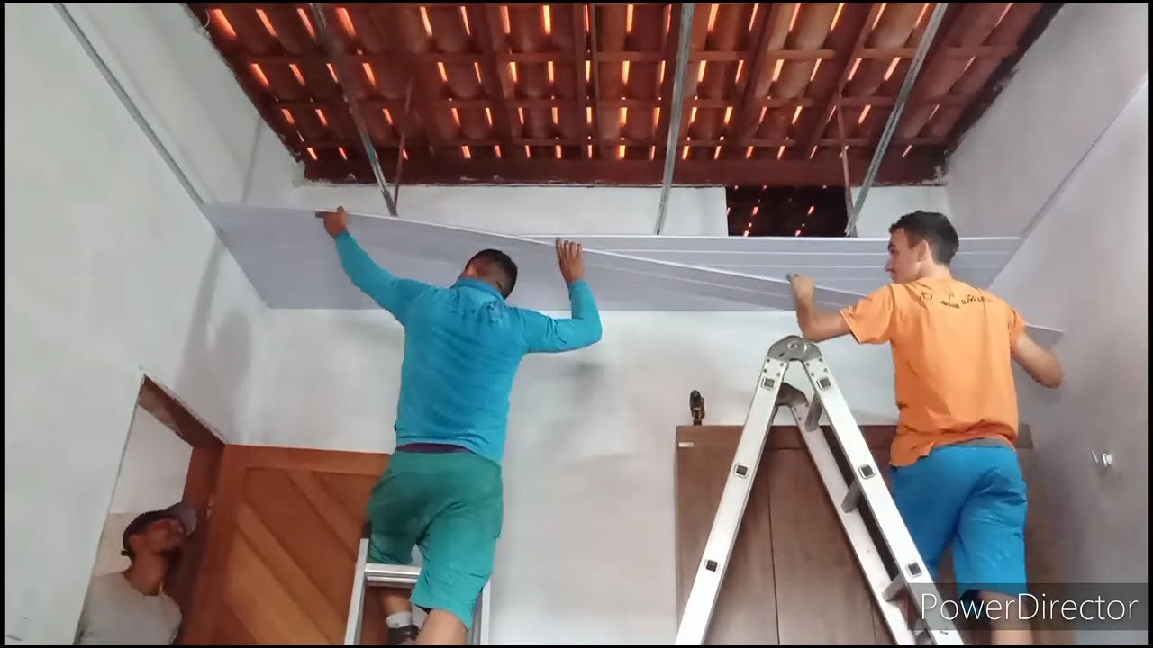 Como instalar forro em PVC. (PVC 8mm) #pvc#profissional