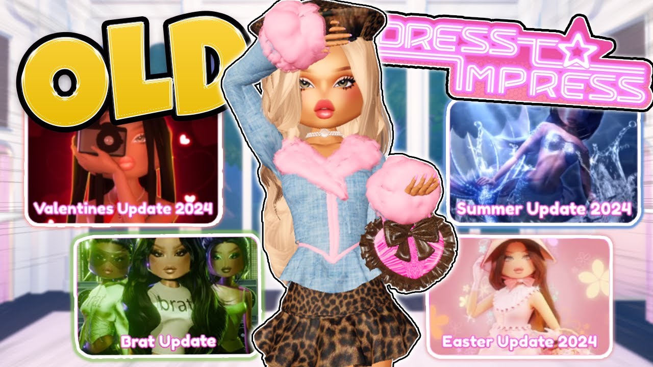 I Played *OLD* DRESS TO IMPRESS (ALL UPDATES) (ROBLOX)