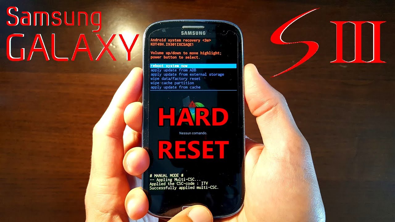Samsung Galaxy S3 Neo I9300I | Hard Reset & Prima Configurazione