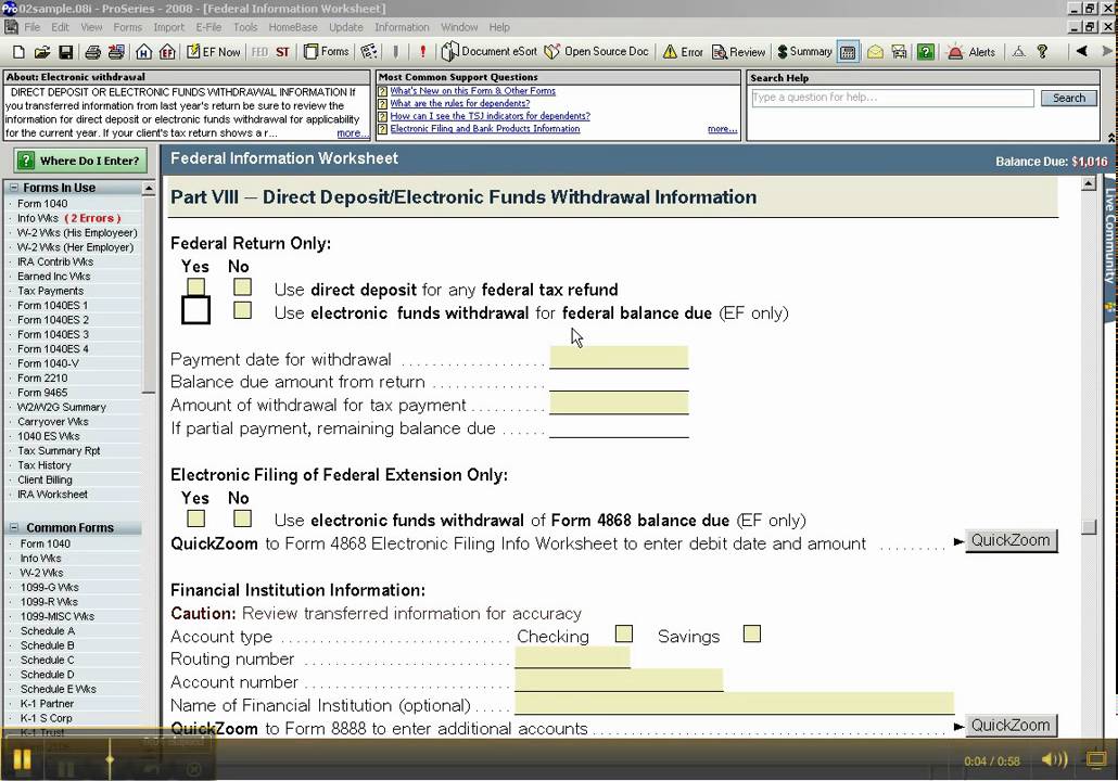 How to Complete Form 9465 for Electronic Filing and Payment by Electronic Funds Withdrawal