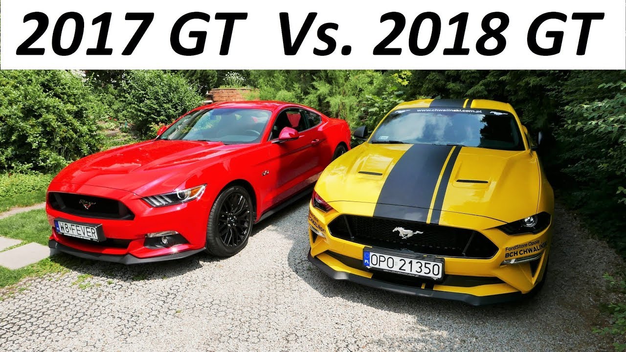 Ford Mustang GT 2018 Vs. 2017 - TEST PL
