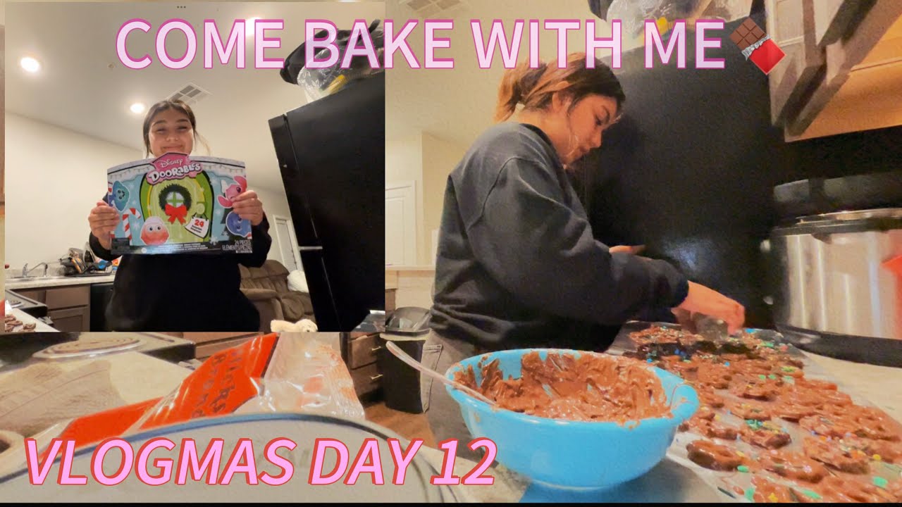 VLOGMAS DAY 12|LETS MAKE SOMETHING SWEET 