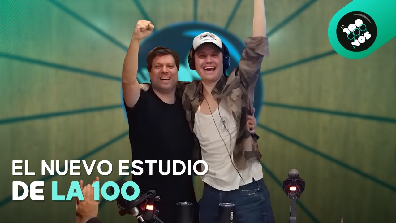 🎤 SANTIAGO DEL MORO y GUIDO KACZKA mostraron el Nuevo Estudio de LA 100 🎤