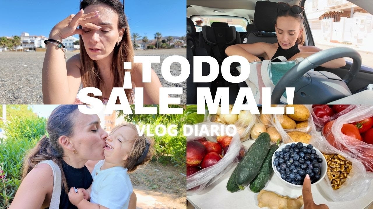 UN DÍA CONMIGO de MALA SUERTE 🥴 + ¿QUÉ LLEVO en MI BOLSO de DIARIO? 👜 COMPRA de FRUTAS y VERDURAS 🥒