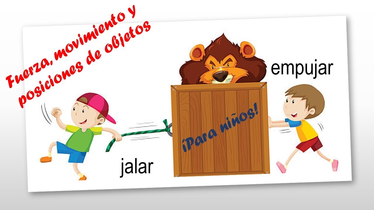 FUERZA, MOVIMIENTO Y POSICION DE LOS OBJETOS PARA NI&Ntilde;OS.