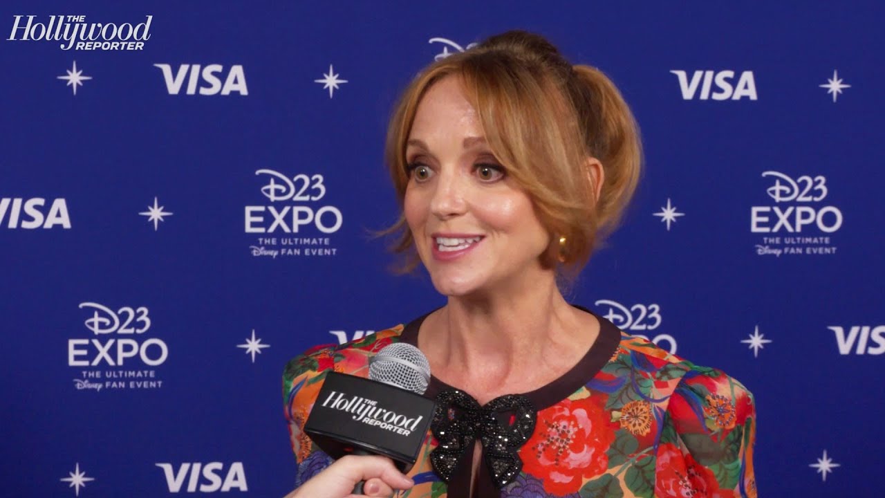Jayma Mays Tells Us All About 'Disenchanted' & Her Thought On Lea Michele In 'Funny Girl' | D23 Expo
