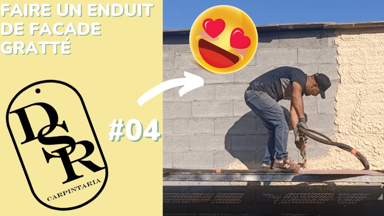 faire un enduit de façade gratté