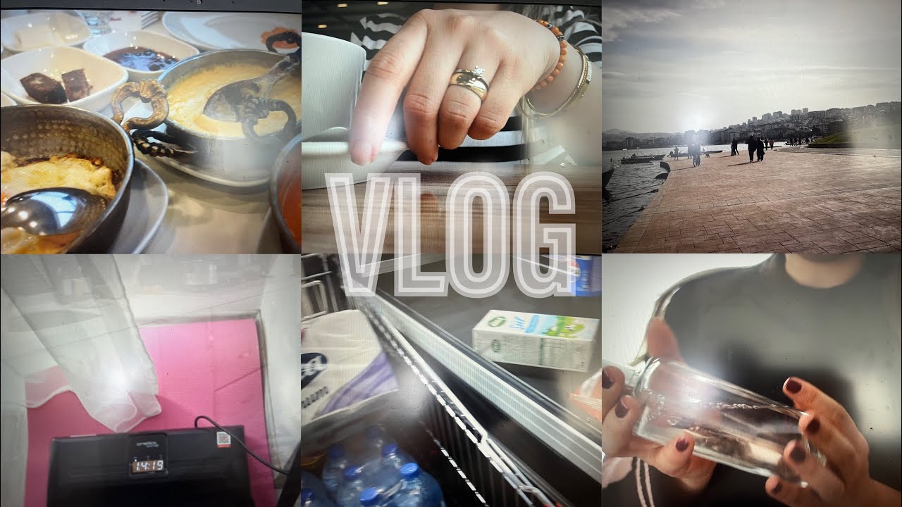 KIZLARLA KAHVALTI 🍳 HAZIRLANMA 💄 MARKET ALIŞVERİŞ 🥔 SAHİL HAVASI 🌊 YEMEKLER 🥘 GÜNLÜK VLOG ♥️
